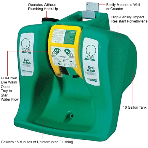 Guardian Equipment Portable Eyewash Station, 16 Gallon Capacity - Image 16