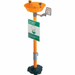 Guardian Equipment Emergency Eye Wash Pedestal Mounted - Plastic Bowl, G1825P