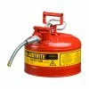 Justrite® Type II Safety Can - 2-1/2 Gallon with 5/8" Hose, 7225120