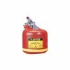 Justrite Safety Can Type I - 2-1/2 Gallon Polyethylene, 14261