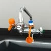 Guardian Equipment EyeSafe™ Faucet Mount Steel Eyewash Station, Assembled