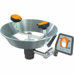 Guardian Equipment Eye/Face Wash Wall Mounted Stainless Steel Bowl, G1750