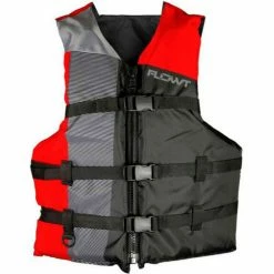 Flowt 40302-2-UNV All Sport Life Vest, Red, Universal Adult