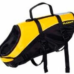 Flowt 40903-2X Dog Life Vest, Yellow, 2X-Large