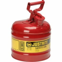 Justrite Safety Can Type I - Two Gallon Galvanized Steel, 7120100