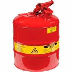 Justrite Safety Can Type I - Five Gallon Galvanized Steel, 7150100