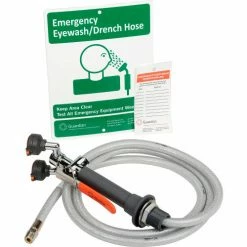 Guardian Equipment Eye Wash/Drench Hose Unit Deck Mounted, G5022