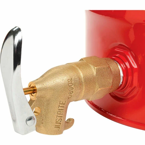 Justrite® 5 Gallon Safety Shelf Can with Bottom Faucet 08902, 7150150 - Image 6