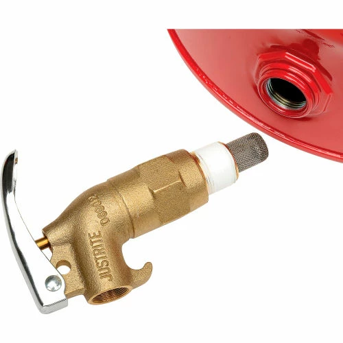 Justrite® 5 Gallon Safety Shelf Can with Bottom Faucet 08902, 7150150 - Image 7