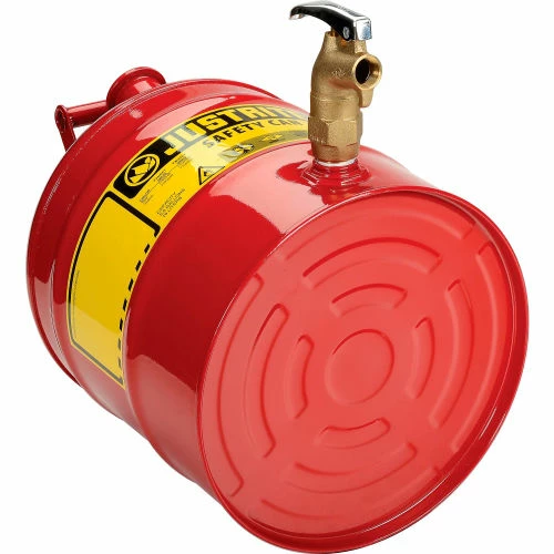 Justrite® 5 Gallon Safety Shelf Can with Bottom Faucet 08902, 7150150 - Image 11