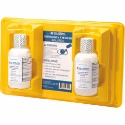 Global Industrial Double Bottle Eyewash Station, 16 Oz.