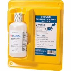 Global Industrial Single Bottle Eyewash Station, 32 Oz.