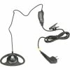Motorola Solutions HKLN4599B D-Ring Earpiece With Inline Push To Talk Mic