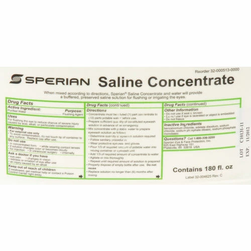 Honeywell Safety Eyesaline Refill For Model 829003 - Image 3