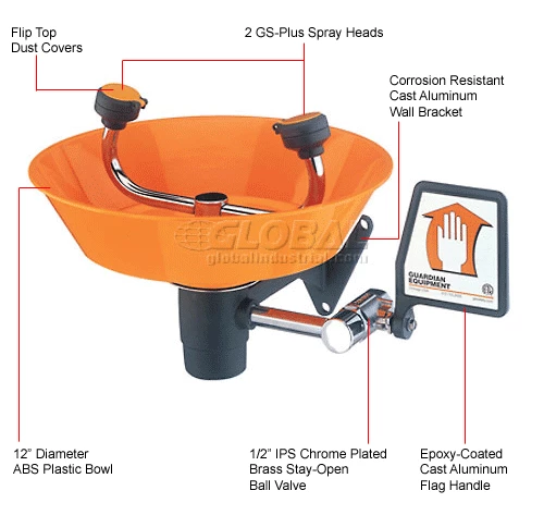 Guardian Equipment Eye Wash Fountain, G1814P - Image 4