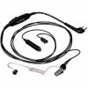 Kenwood Earphone, 3-Wire Lapel Mic