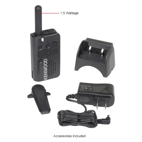 Kenwood ProTalk PKT-23K Pocket-Sized UHF FM Portable Two-Way Radio, 1.5 Watts, 4 Channels - Image 10