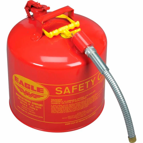 Eagle Mfg Eagle Type II Safety Can with 7/8" Spout - 5 Gallons - Red - Image 3