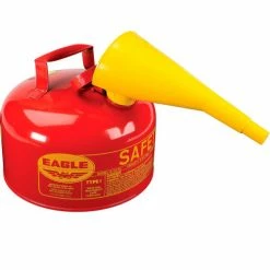 Eagle Mfg Eagle Type I Safety Can - 2 Gallon with Funnel - Red