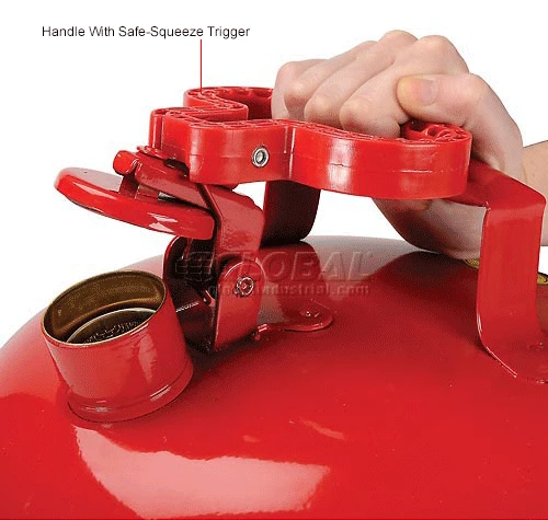 Eagle Mfg Eagle Type I Safety Can - 5 Gallon with Funnel - Red - Image 11