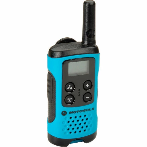 Motorola Talkabout® T100 Two-Way Radios, Neon Blue - 2 Pack - Image 7