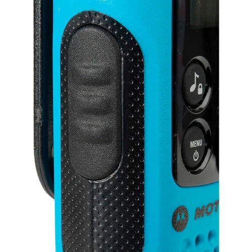 Motorola Talkabout® T100 Two-Way Radios, Neon Blue - 2 Pack - Image 9