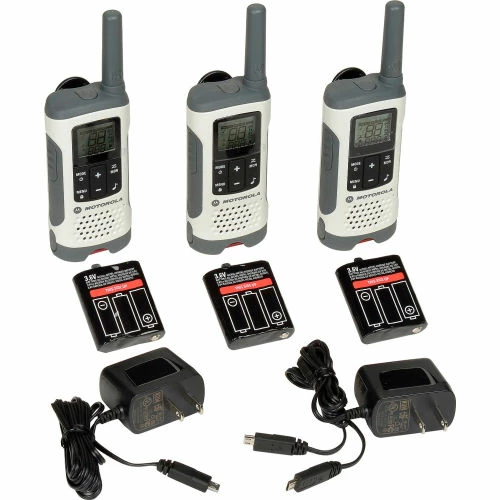 Motorola Solutions Talkabout® T260TP Rechargeable Two-Way Radios, White - 3 Pack - Image 2