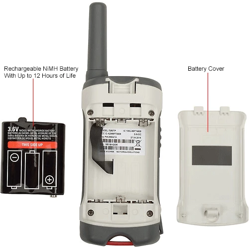 Motorola Solutions Talkabout® T260TP Rechargeable Two-Way Radios, White - 3 Pack - Image 18