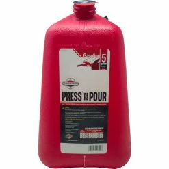 Briggs & Stratton Garage BOSS Press 'N Pour 5 Gallon Gas Can, GB351