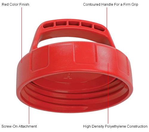 Oil Safe Storage Lid, Red, 100108 - Image 4