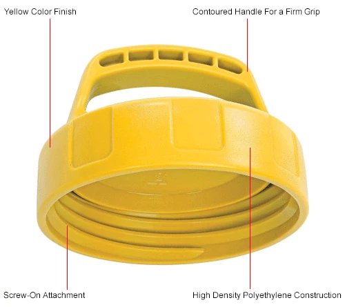 Oil Safe Storage Lid, Yellow, 100109 - Image 4