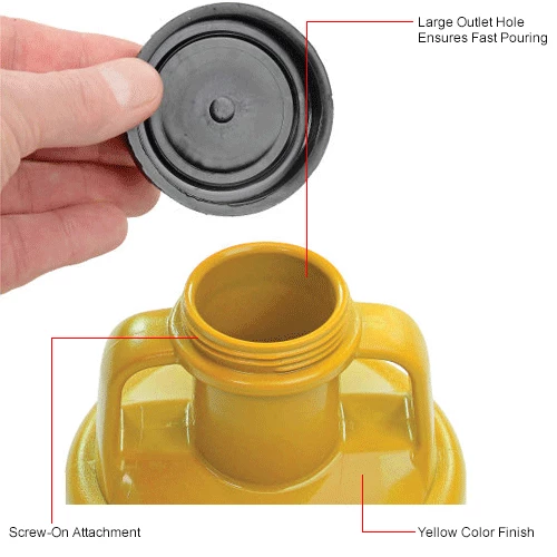 Oil Safe Utility Lid, Yellow, 100209 - Image 4