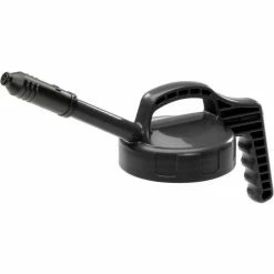 Oil Safe Stretch Spout Lid, Black, 100301