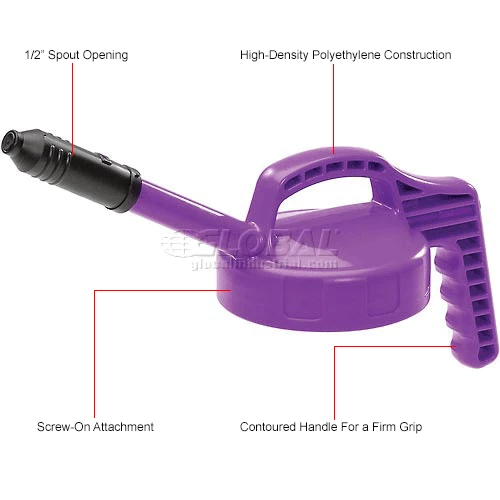 Oil Safe Stretch Spout Lid, Purple, 100307 - Image 8