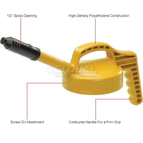 Oil Safe Stretch Spout Lid, Yellow, 100309 - Image 8