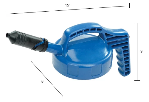 Oil Safe Mini Spout Lid, Blue, 100402 - Image 5