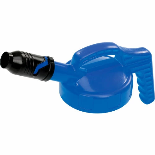 Oil Safe Stumpy Pour Spout Lid, Blue, 100502