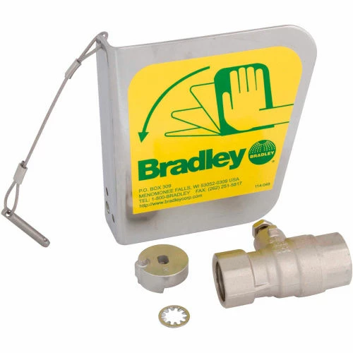 Bradley Corporation Bradley® S30-072 1/2" Ball Valve & Dust Cover Handle
