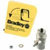 Bradley Corporation Bradley® S45-122 1/2" Ball Valve/Plastic Handle Prepack