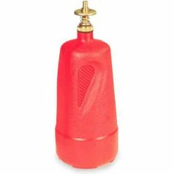 Justrite Dispensing Can, 4"D x 10-1/2"H, 1 Quart, Polyethylene, Red - 14010