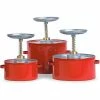 Eagle Mfg Eagle Steel Plunger Cans - 6-1/4" Dia.X8"H - 1-Quart Capacity
