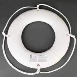 Datrex DX024WD Life Ring w/o Tape, USCG, White, 24"