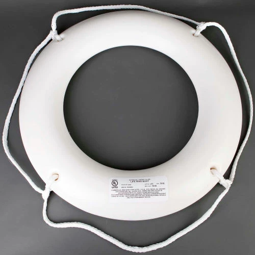 Datrex DX0300WD Life Ring w/o Tape, USCG, White, 30"