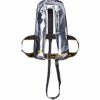 Mullion 1MYGA3VP1 Flame Retardant Welders Inflatable Life Jacket, SOLAS/MED, Silver, Adult/Universal
