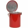 Eagle Mfg Eagle Bench Can - Metal - Red - 8 qt.