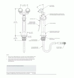 WaterSaver Deck Mounted Dual Head Eyewash