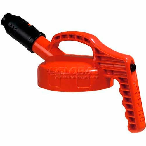 Oil Safe Stumpy Pour Spout Lid, Orange, 100506