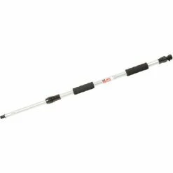 Variable Telescoping Flow-Thru Decon Brush Handle