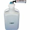 Justrite 12807 VaporTrap™ Carboy With Filter Kit, HDPE, 10-Liter, 7 Ports