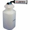 Justrite 12815 VaporTrap™ Carboy With Filter Kit, HDPE, 13.5-Liter, 8 Ports